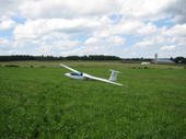 50 km from the club with too much altitude above me.  First real outlanding.