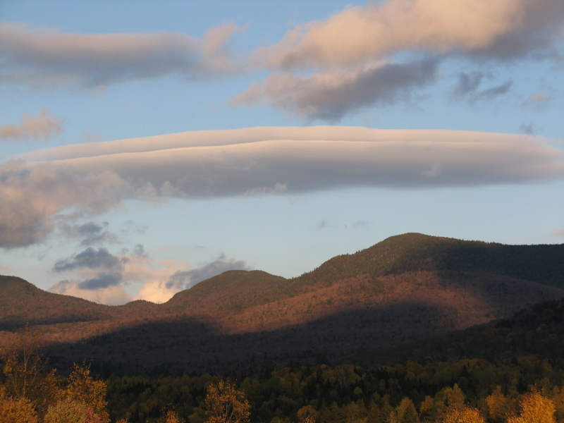 Golden Stairway Scenery - Mountain Wave in Lake Placid - Oct. 2007 