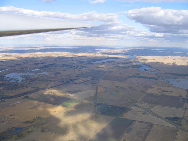 Prairie Scenery from Roy's Open Cirrus [Saskatoon Soaring Club]