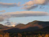 Golden Stairway Scenery - Mountain Wave in Lake Placid - Oct. 2007 