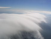 Adirondack Surf - wave cloud over Lake Placid - Oct. 2006